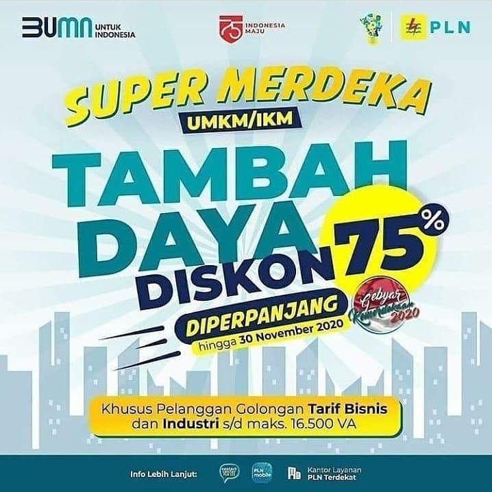 Utomo Ajak Manfaatkan Program Tambah Daya Diskon 75 Persen
